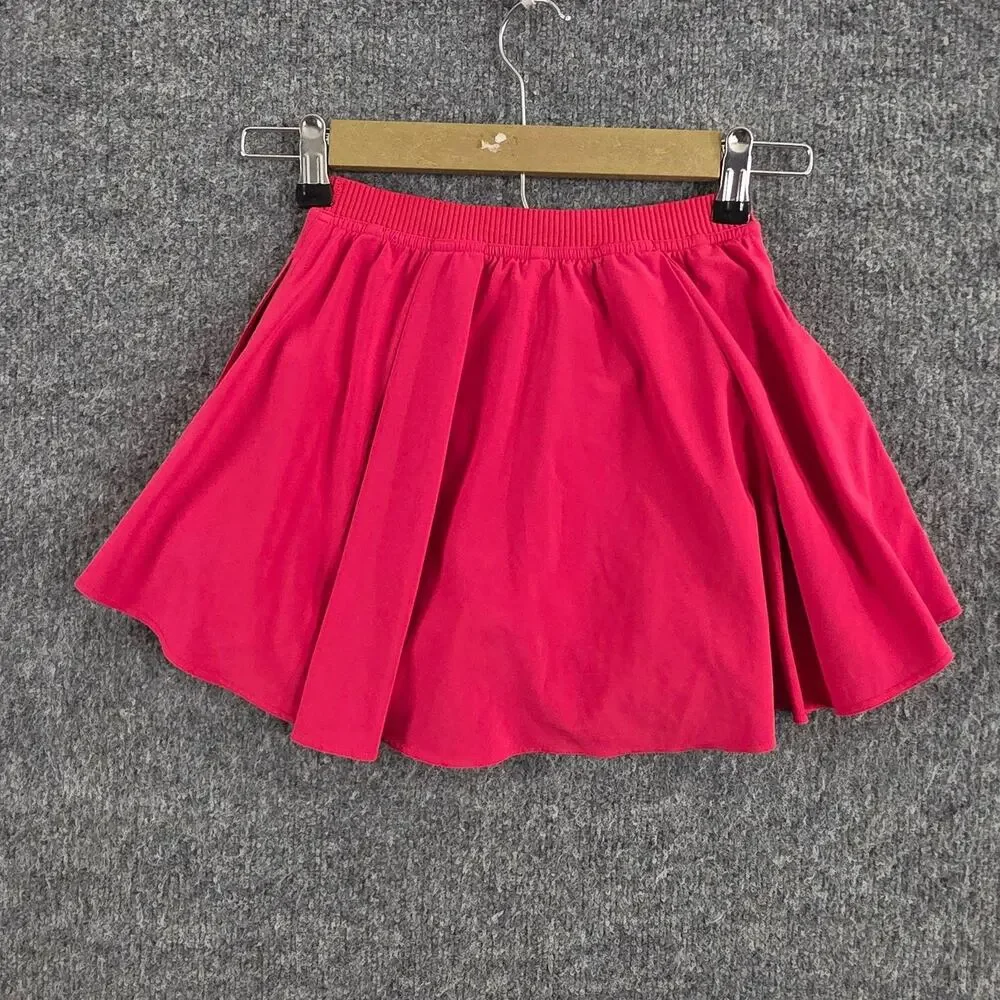 Lululemon Skirt Womens 0 Narrow Waistband Tennis Skort Pink Athletic Gym Golf